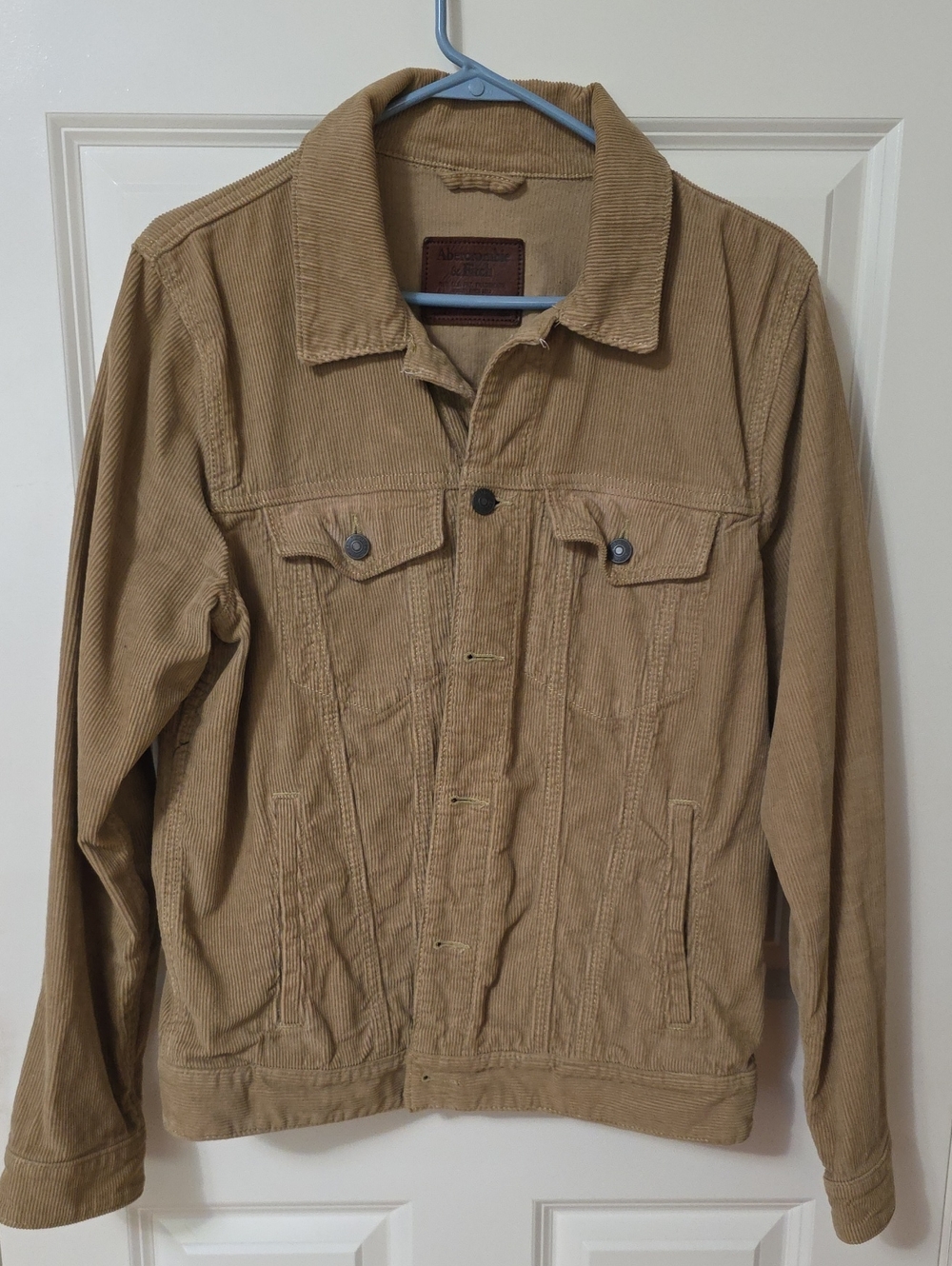 Abercrombie & Fitch Corduroy Jacket in Tan
